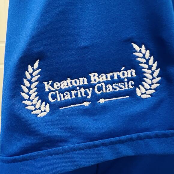 Women Under Armour HeatGear Women Polo Blue Golf Charity Embroidered Tournament - Picture 4 of 5